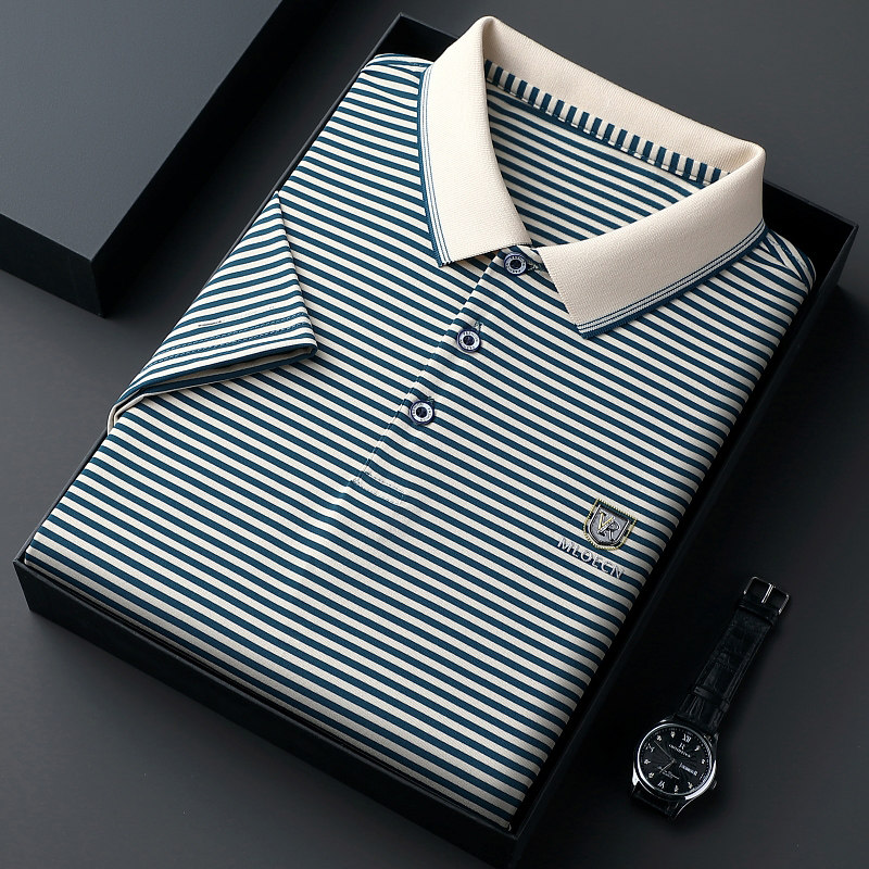 Oxford Elite Striped Polo