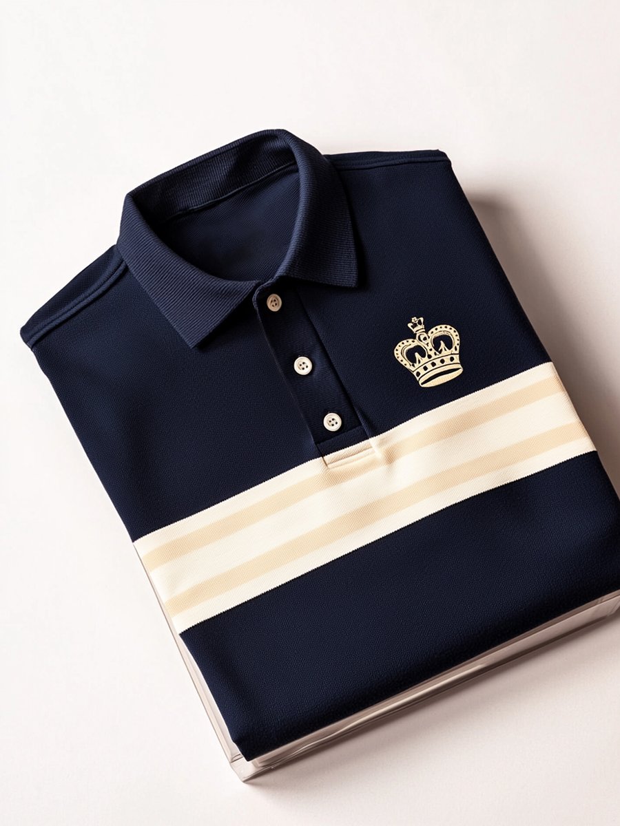 Men's Vintage Business Short Sleeve Polo T-Shirt